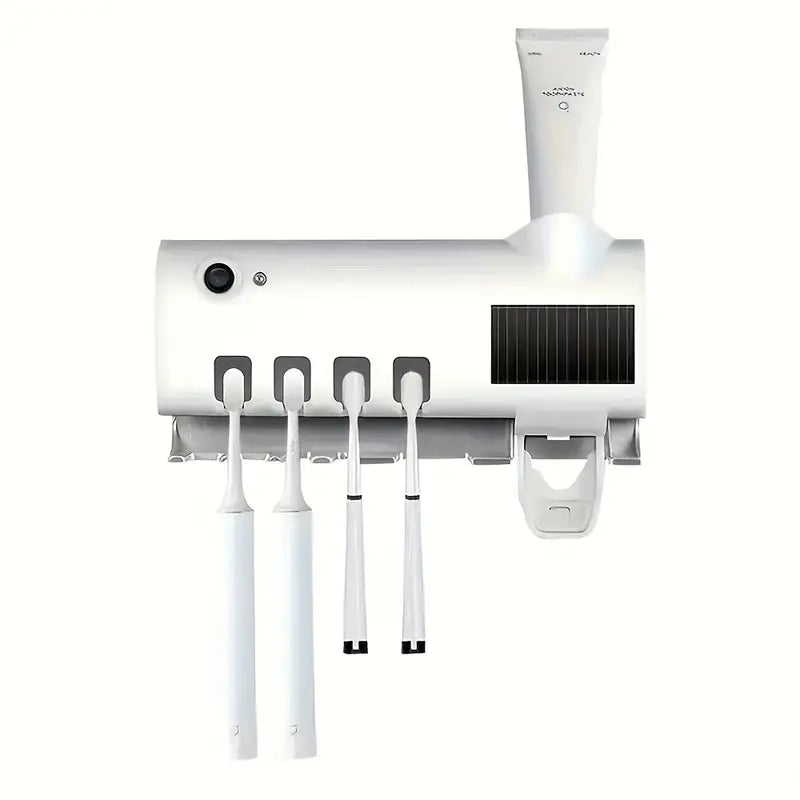 PureBrush Pro - 3-in-1 Toothpaste Squeezer, Holder & Sterilizer